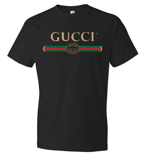 gucci logo t shirt dhgate|gucci logo shirt men.